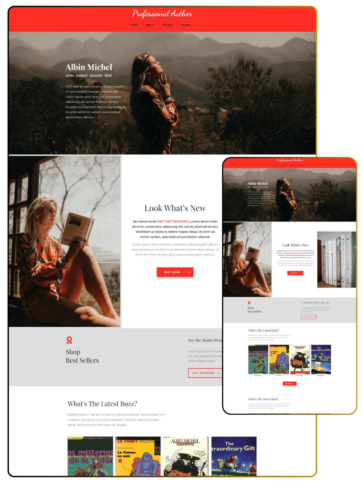 Albin Michel Homepage
