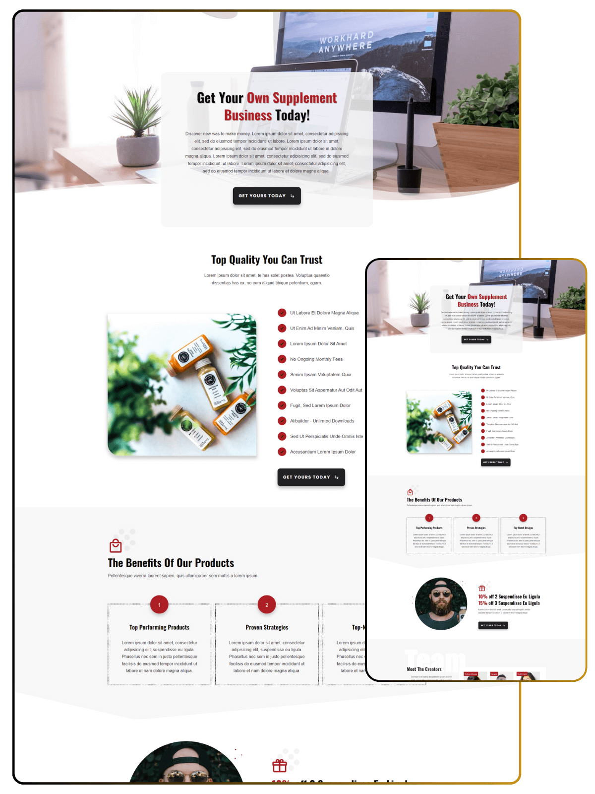 Supplement Pro Homepage