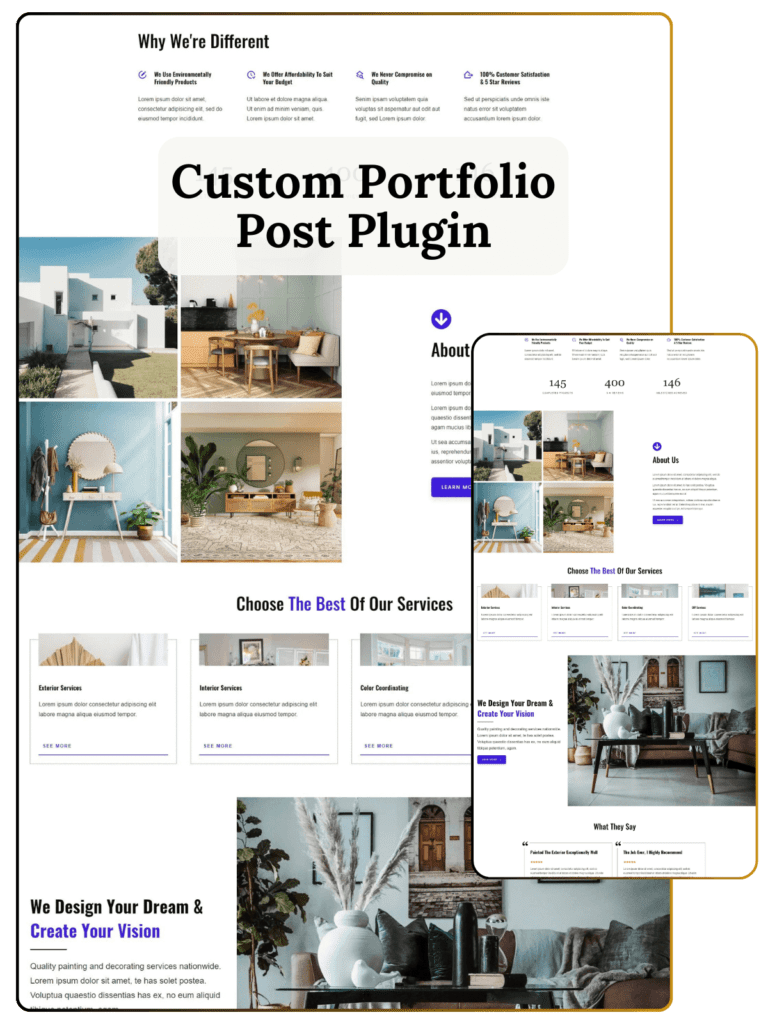Custom Portfolio Post Plugin