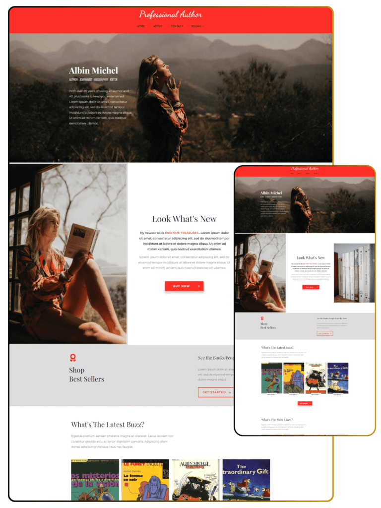 Albin Michel Homepage optimized