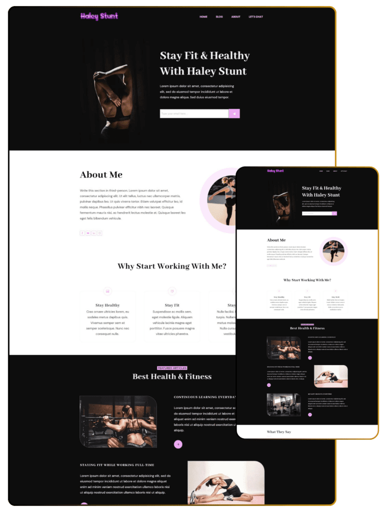 Haley Stunt Homepage optimized
