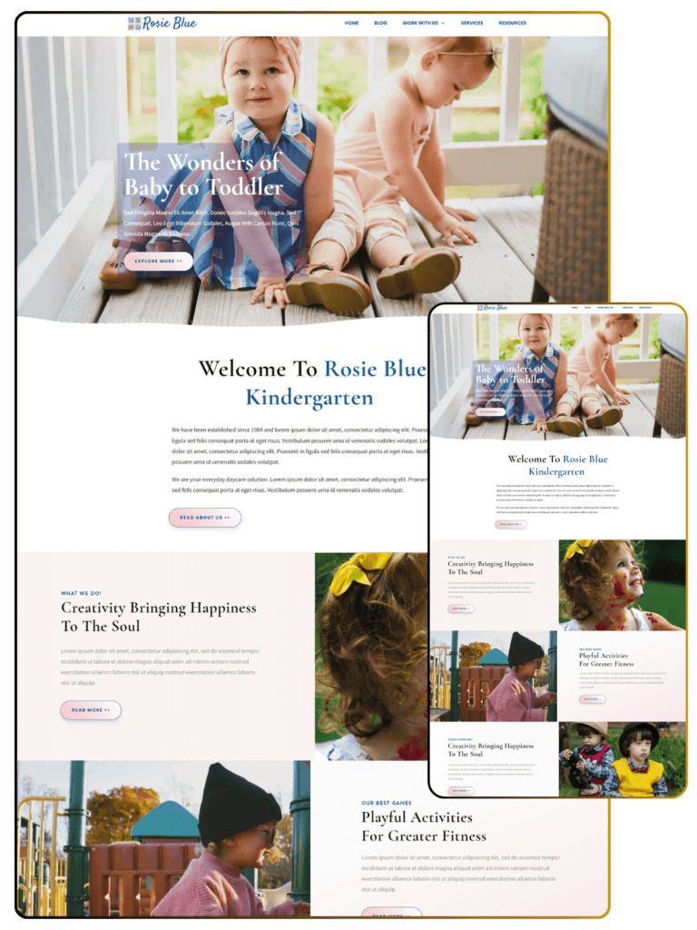 Rosie Blue Homepage optimized