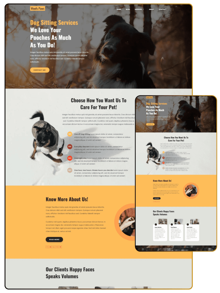 Woofs Paws Homepage optimized