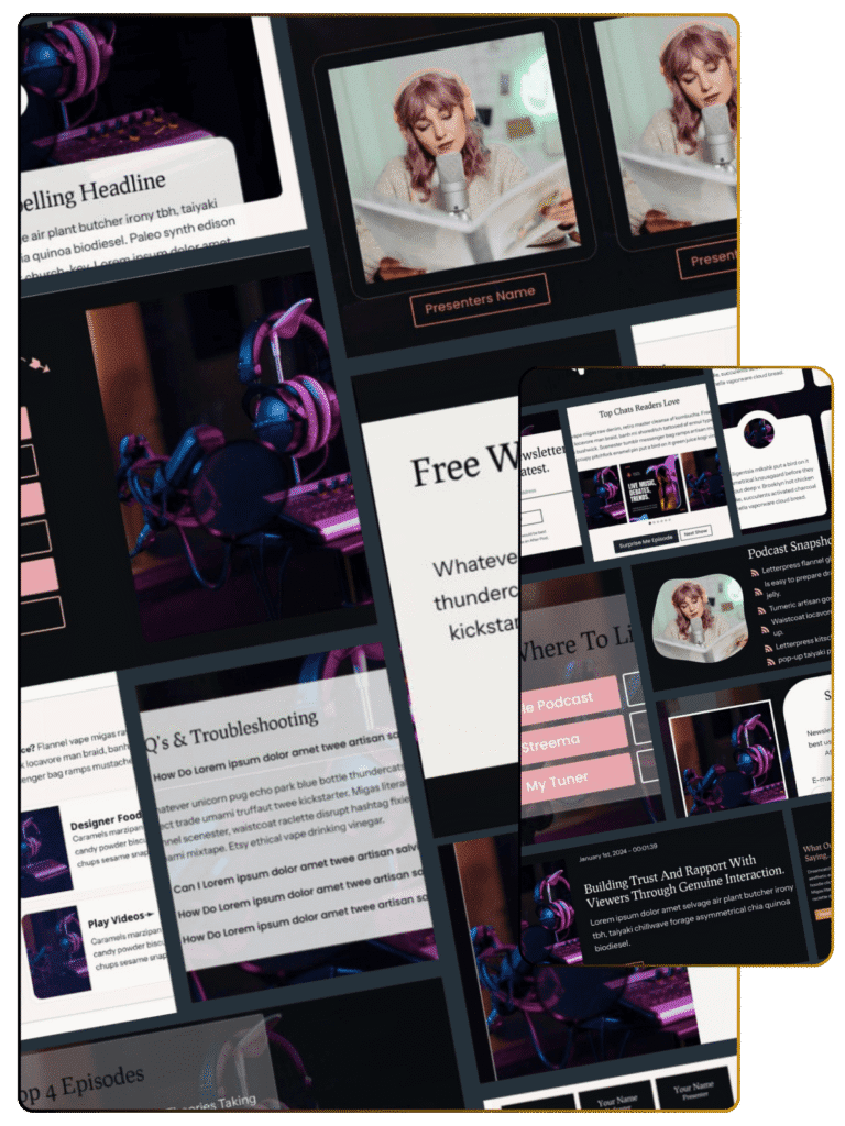 Designer Podcast Collections3