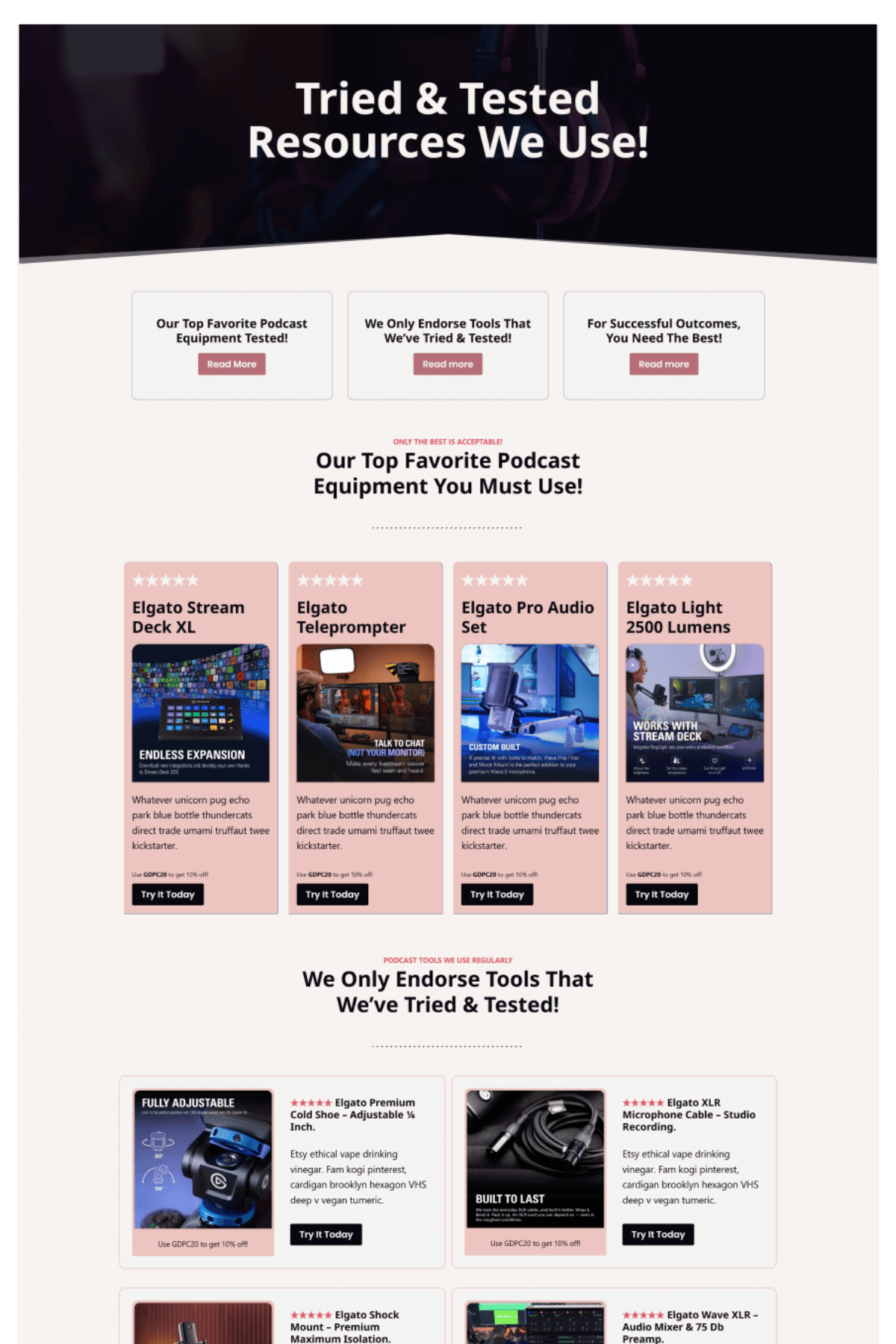 Podcast page 6