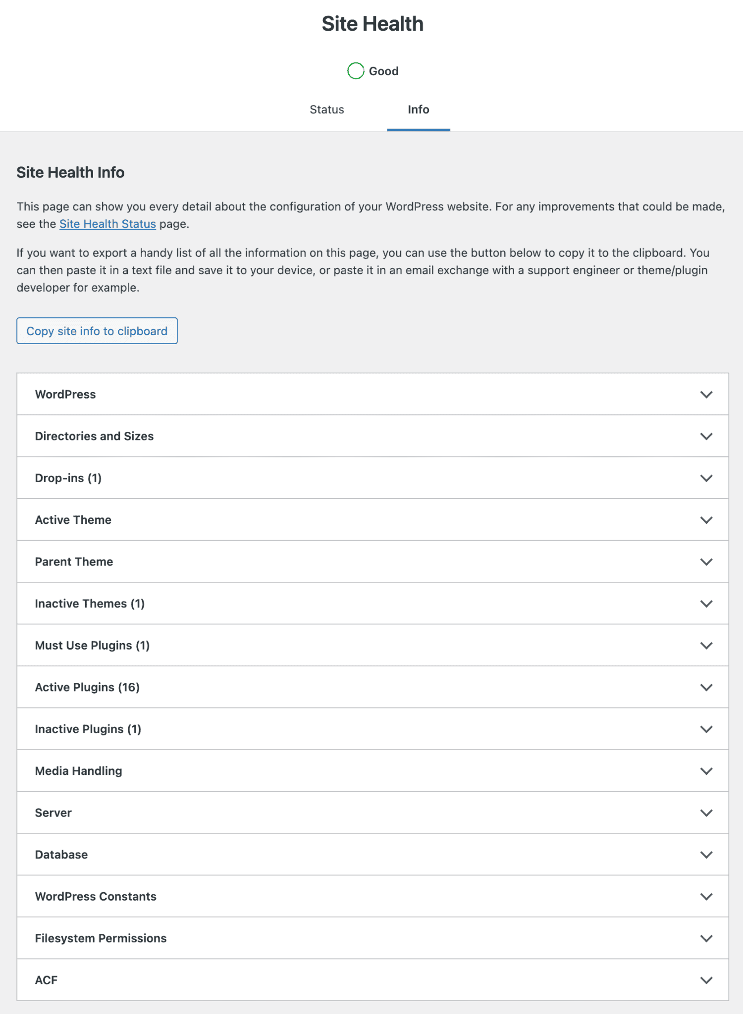 site health