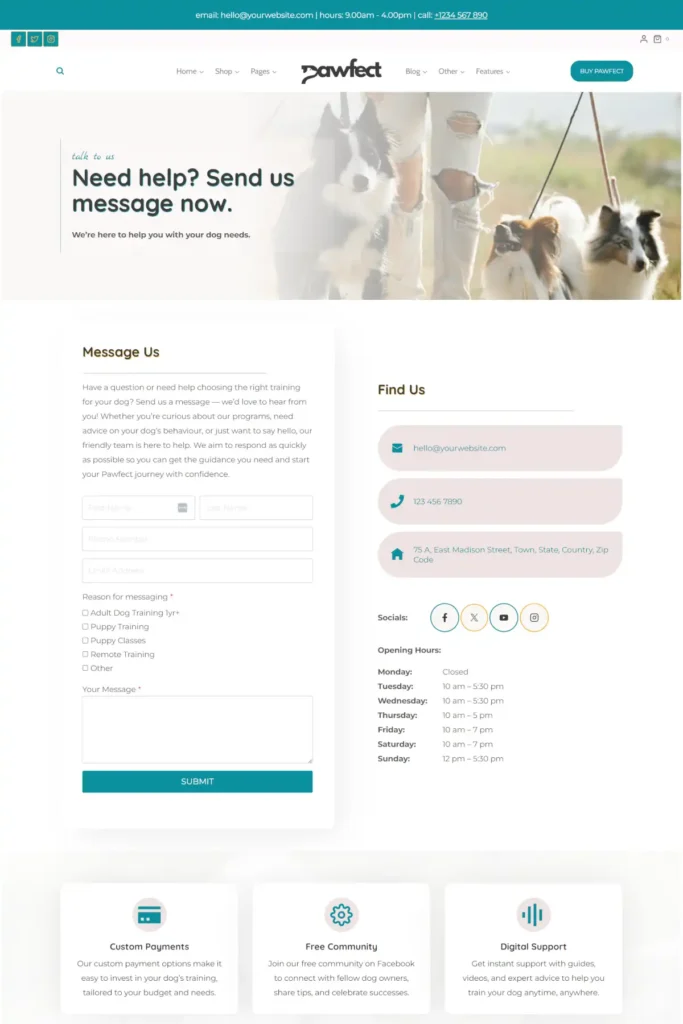 Contact Pawfect Gallery 5